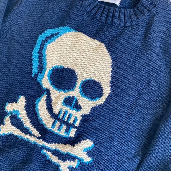 3/$15 | Pirate Skull Sweater - Picture 2 of 3